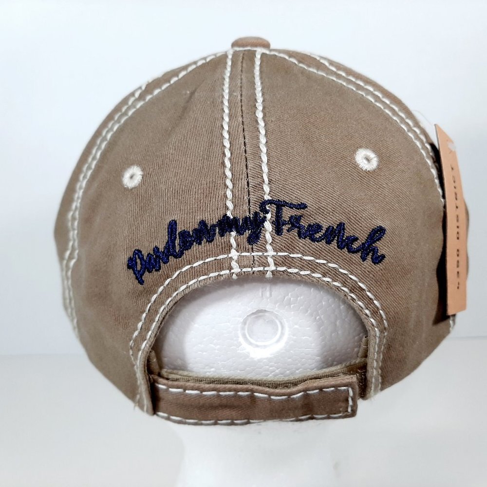 Pardon My French Embroidered Frayed Patch Distress - Picture 5 of 6